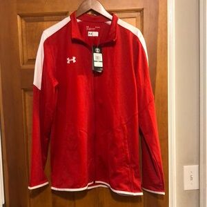 Under Armour Large Red full zip jacket